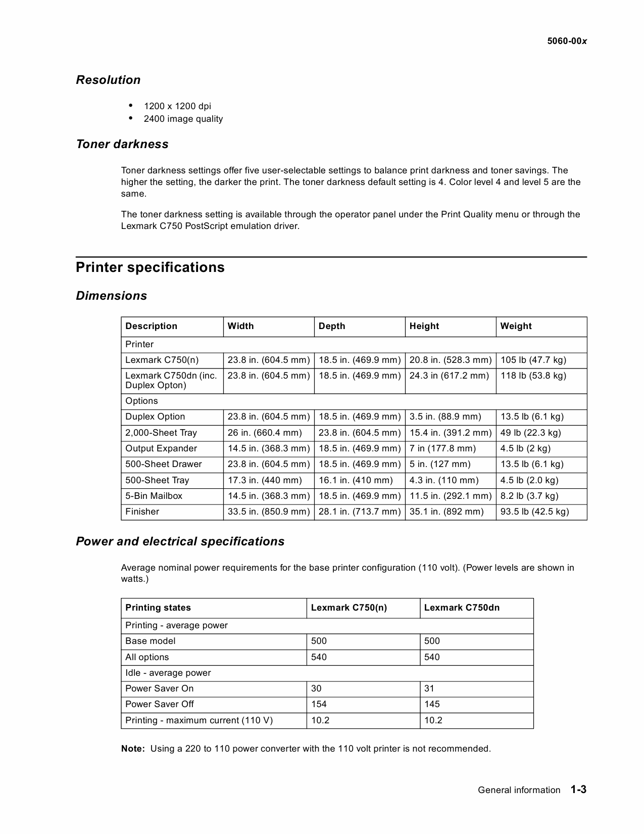 Lexmark C C750 5060 Service Manual-2